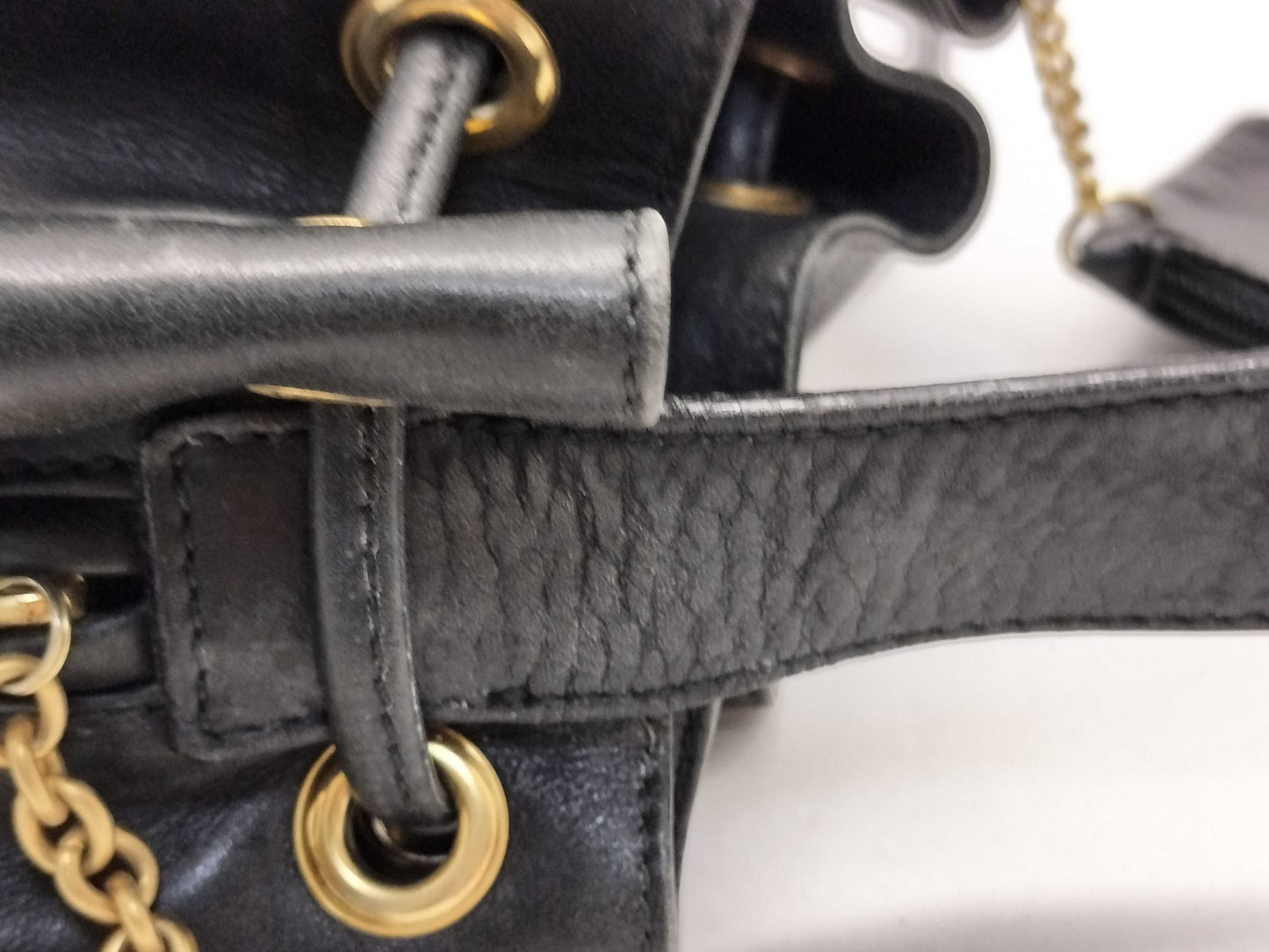 CELINE Bucket Black Shoulder Bag
