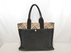 BURBERRY Nova Check Canvas Tote Handbag