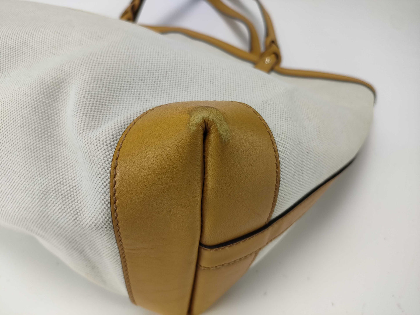 GUCCI Canvas x Leather Tote Bag Tote Bag