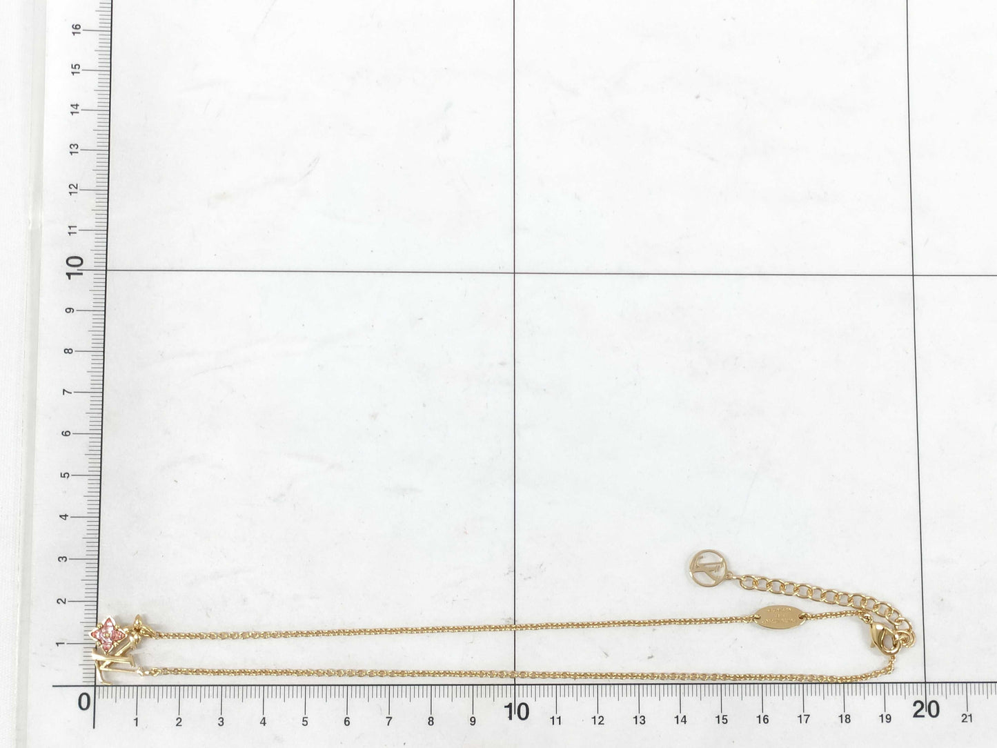LOUIS VUITTON M00783 LE2244 Collier Lulugram Necklace Necklace