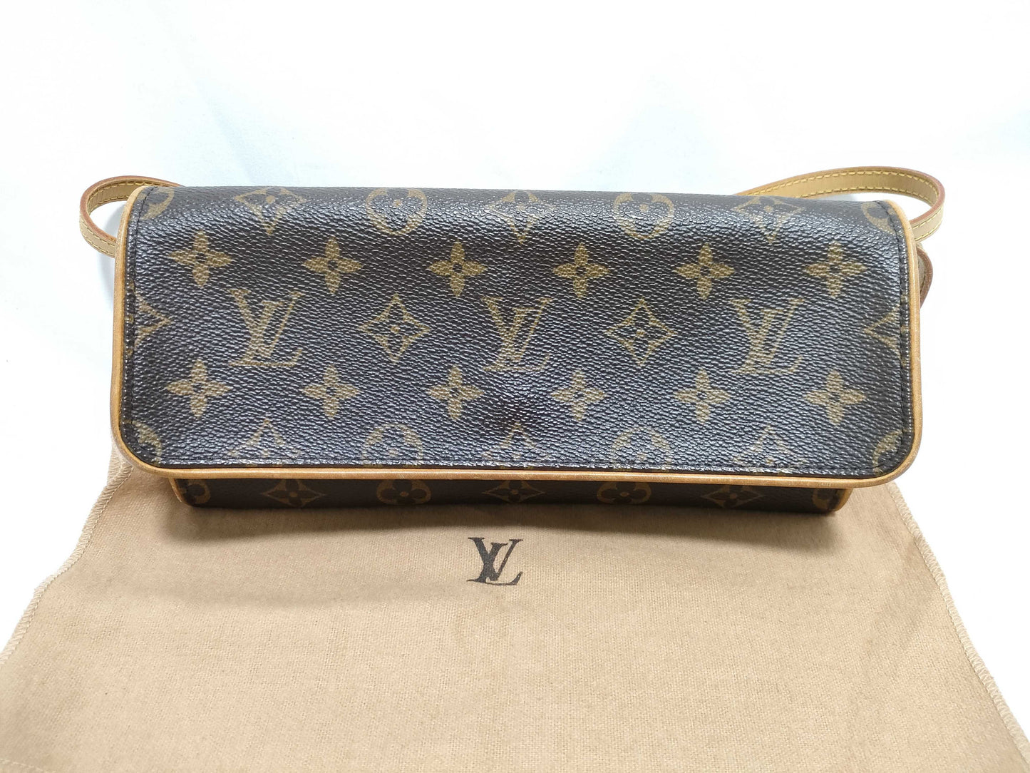 LOUIS VUITTON Monogram M51852 Pochette Twin GM Shoulder Bag