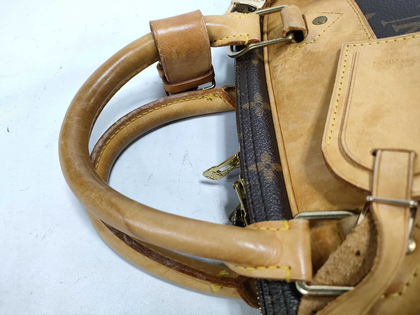 LOUIS VUITTON Monogram Monogram M41399 Alizee Handbag/Handbag with Band