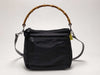 GUCCI Bamboo Nylon x Leather 2-Way Bag Handbag