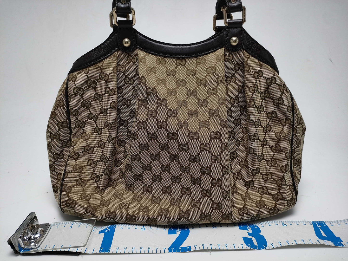 GUCCI GG Canvas Handbag 211944 Handbag