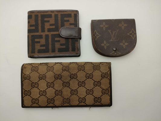 Louis Vuitton Monogram, Fendi, Zucca Bifold Wallet, and Other Wallets