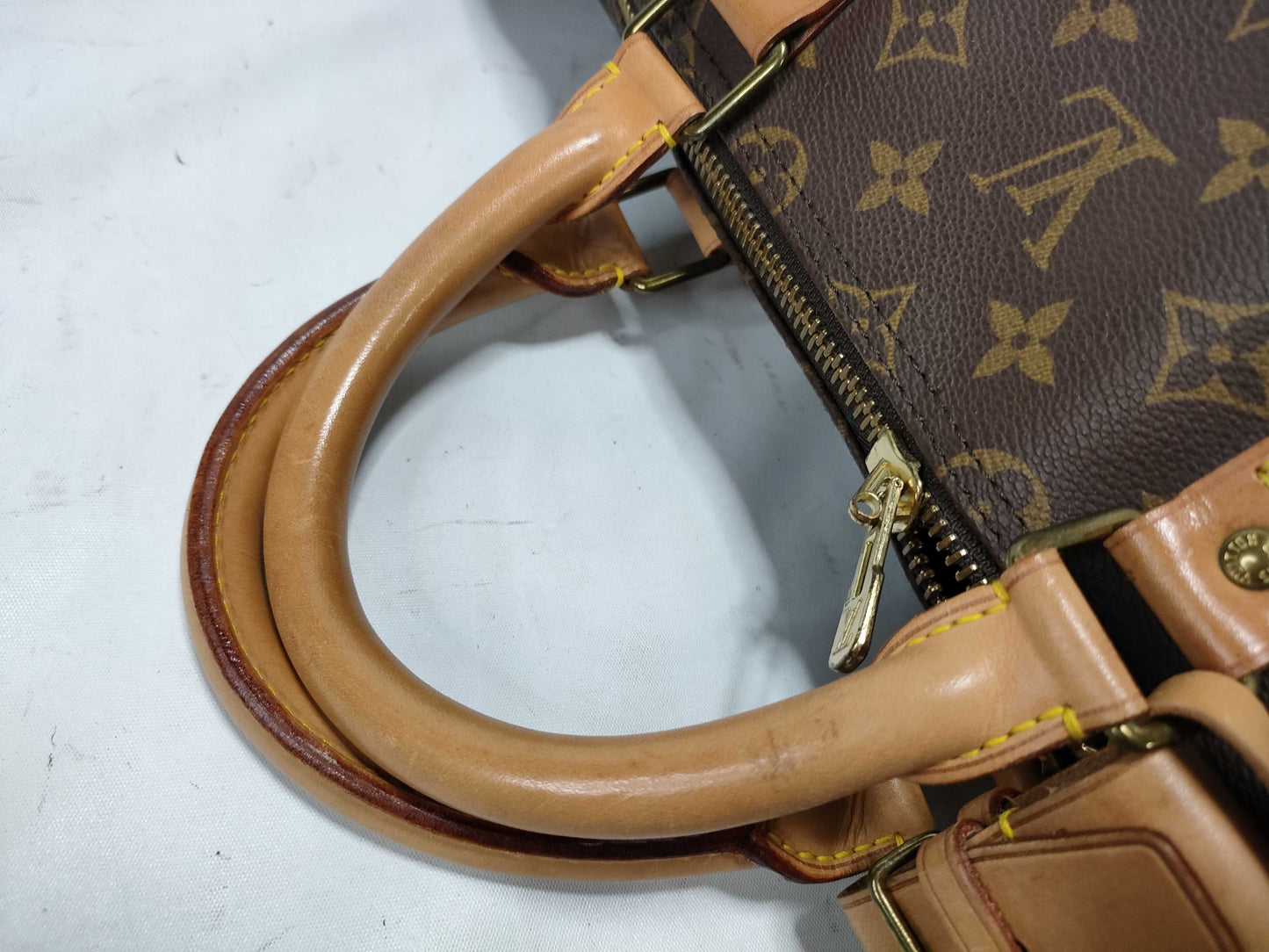 LOUIS VUITTON Monogram M41416 Keepall Bandouliere 55 Boston Bag
