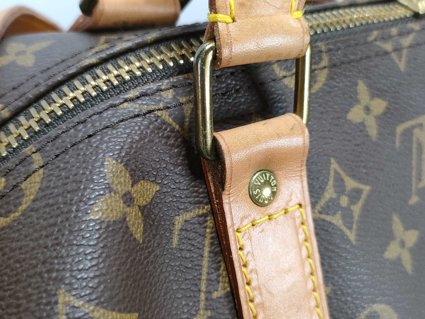 LOUIS VUITTON Monogram M41416 Keepall Bandouliere 55 Boston Bag