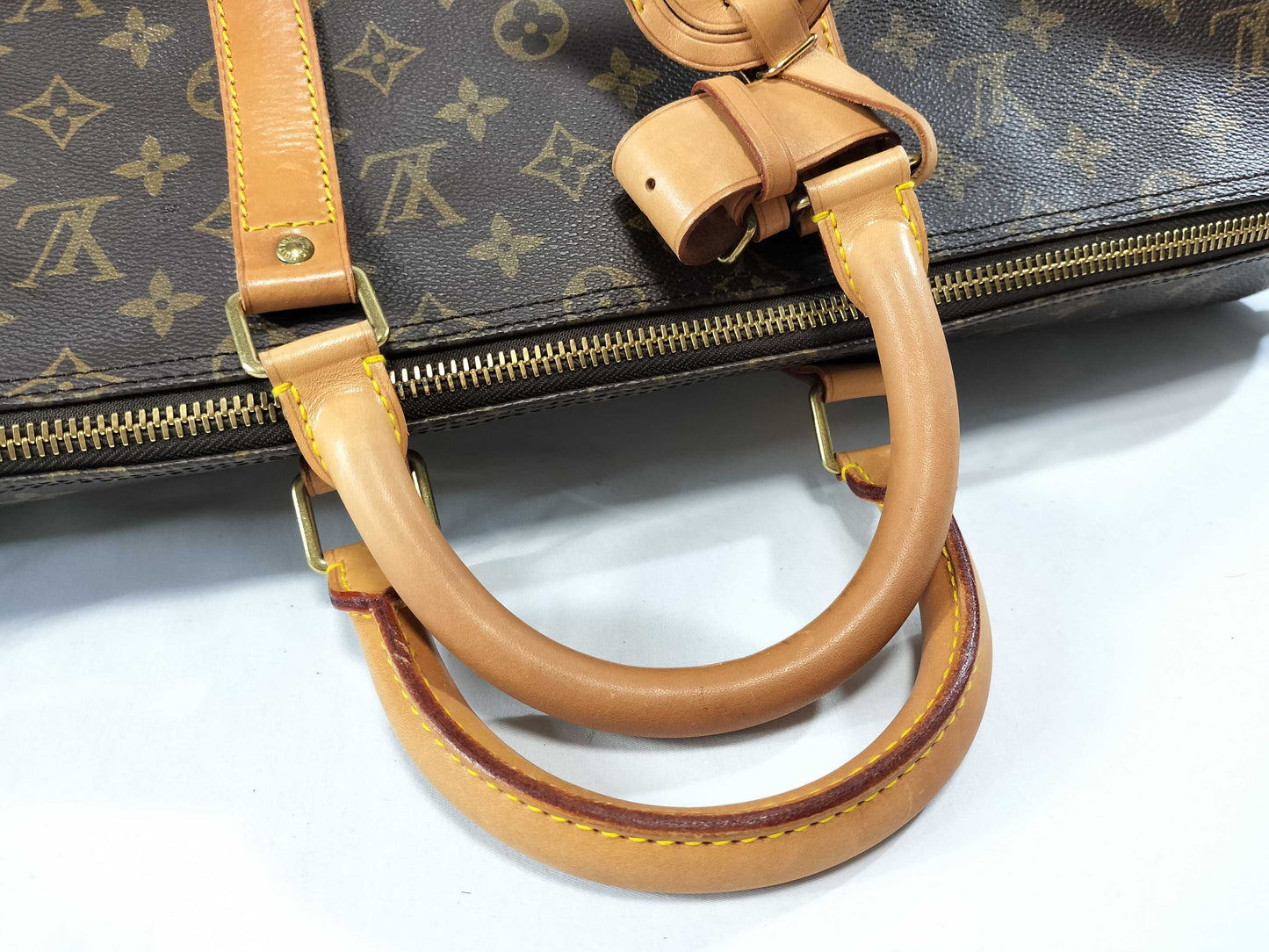 LOUIS VUITTON Monogram M41414 Keepall Bandouliere 55 Boston Bag