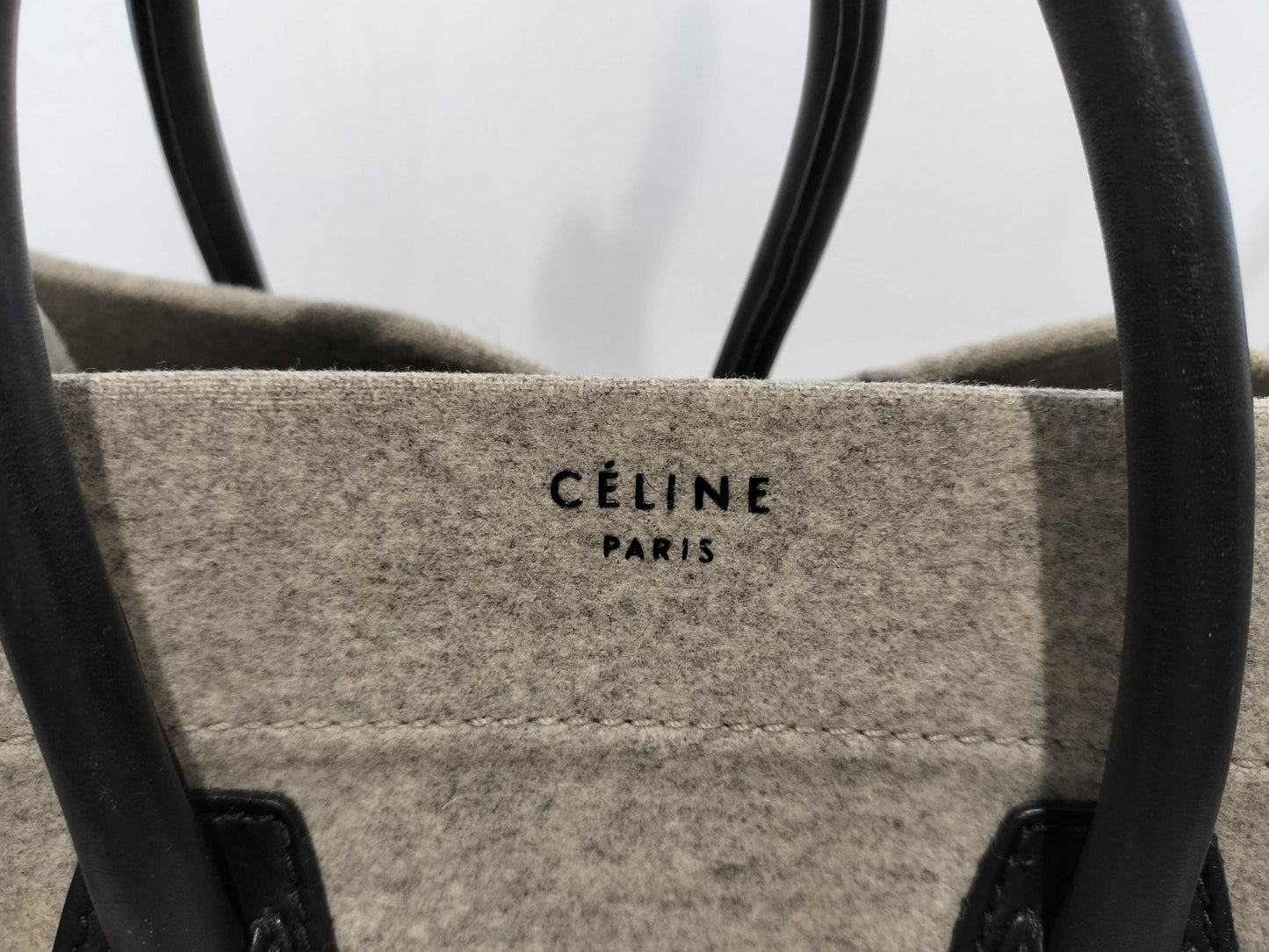 CELINE felt handbag