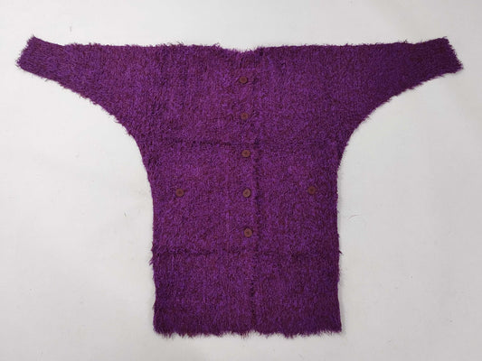 ISSEY MIYAKE Pleats Please Shaggy Cardigan