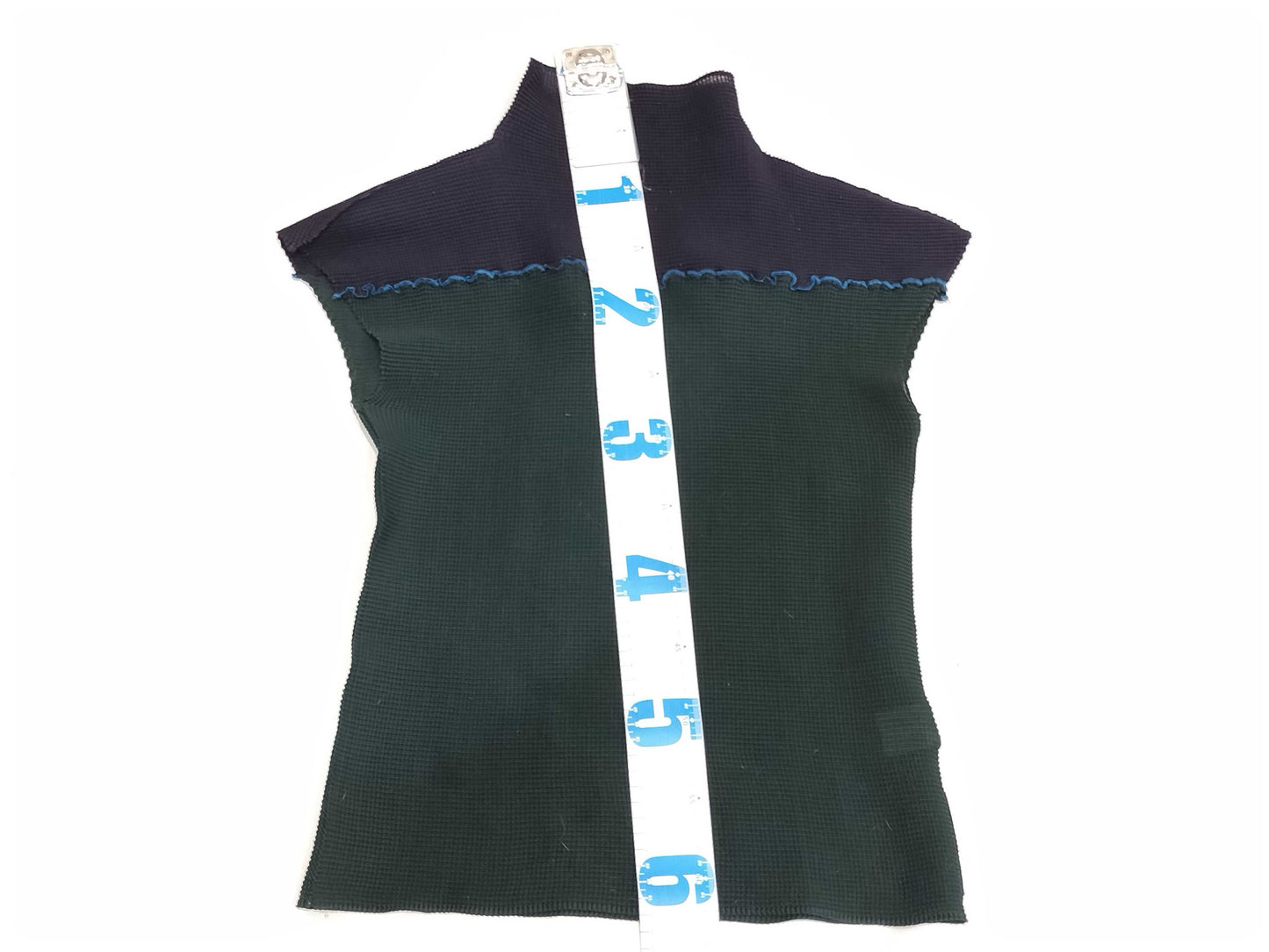 ISSEY MIYAKE Pleats Please High Neck Sleeveless Top