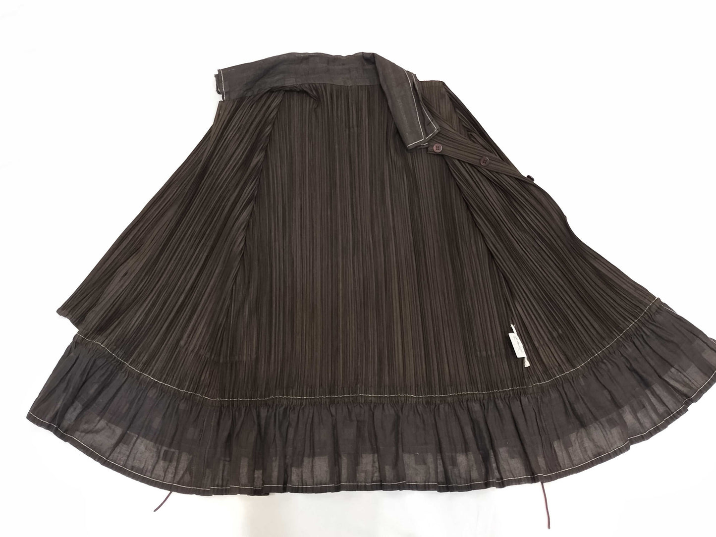 PLEATS PLEASE ruffle shirt