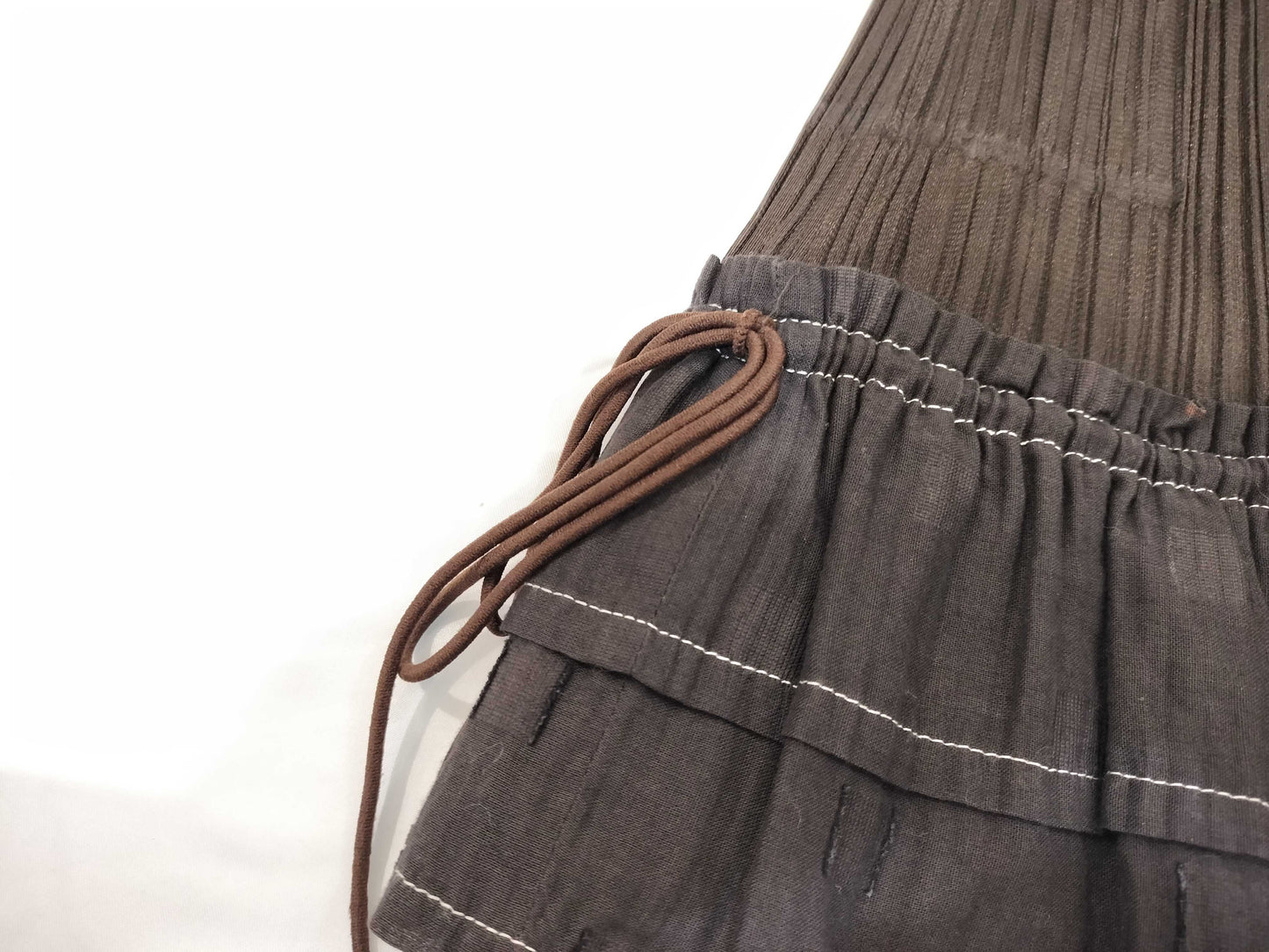 PLEATS PLEASE ruffle shirt