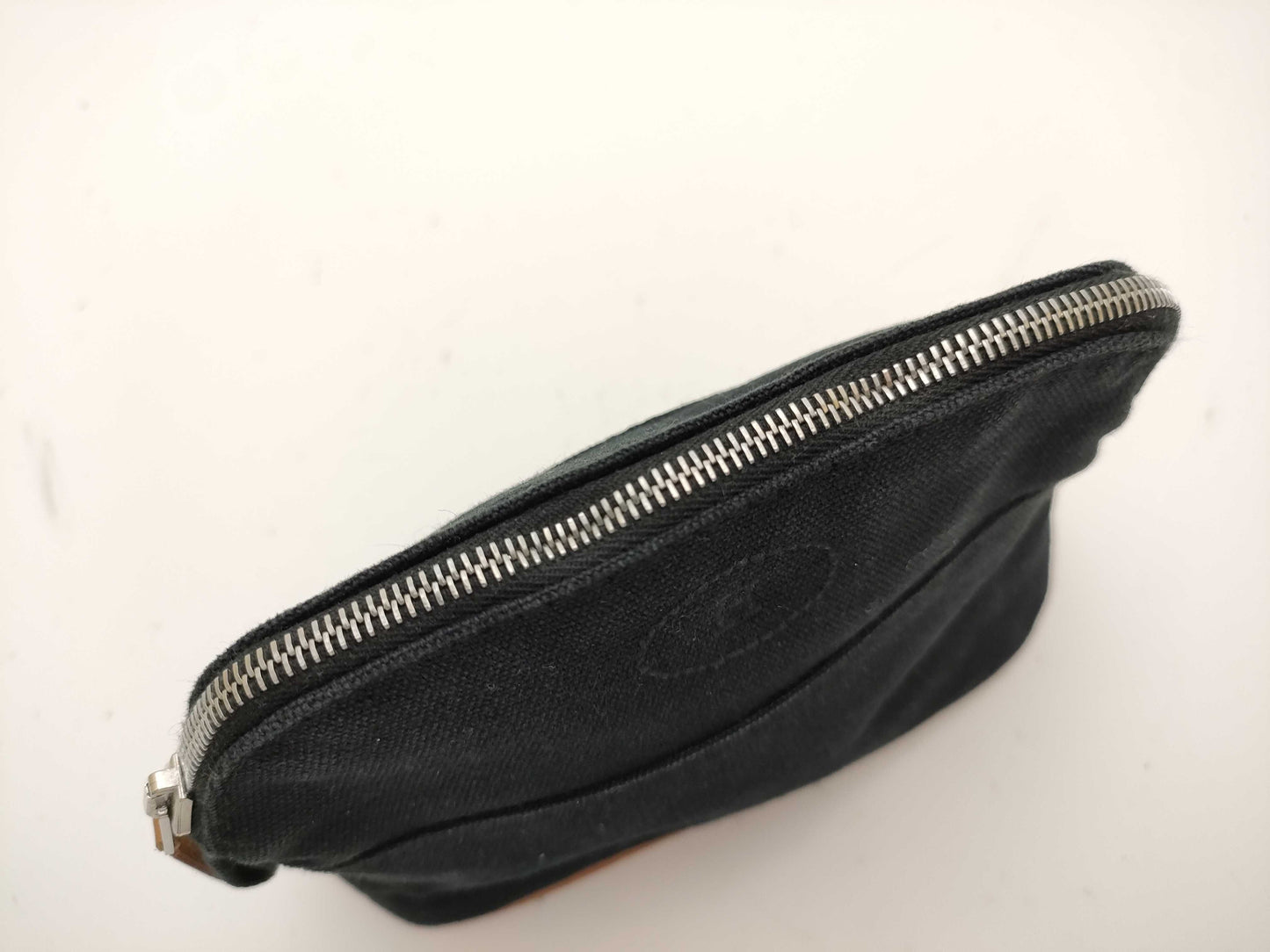 HERMES Bolide Pouch Mini Mini Canvas Black Pouch