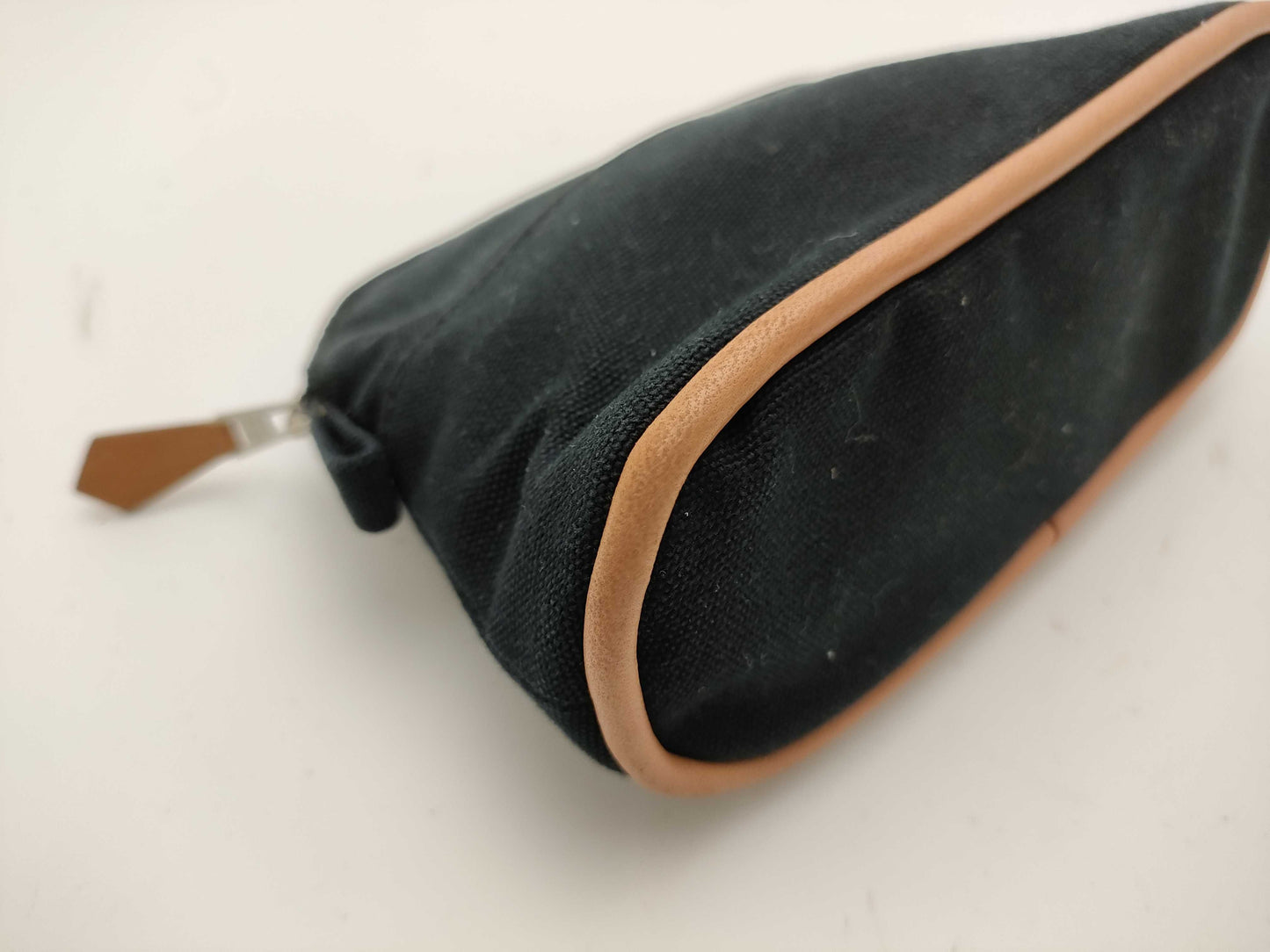 HERMES Bolide Pouch Mini Mini Canvas Black Pouch
