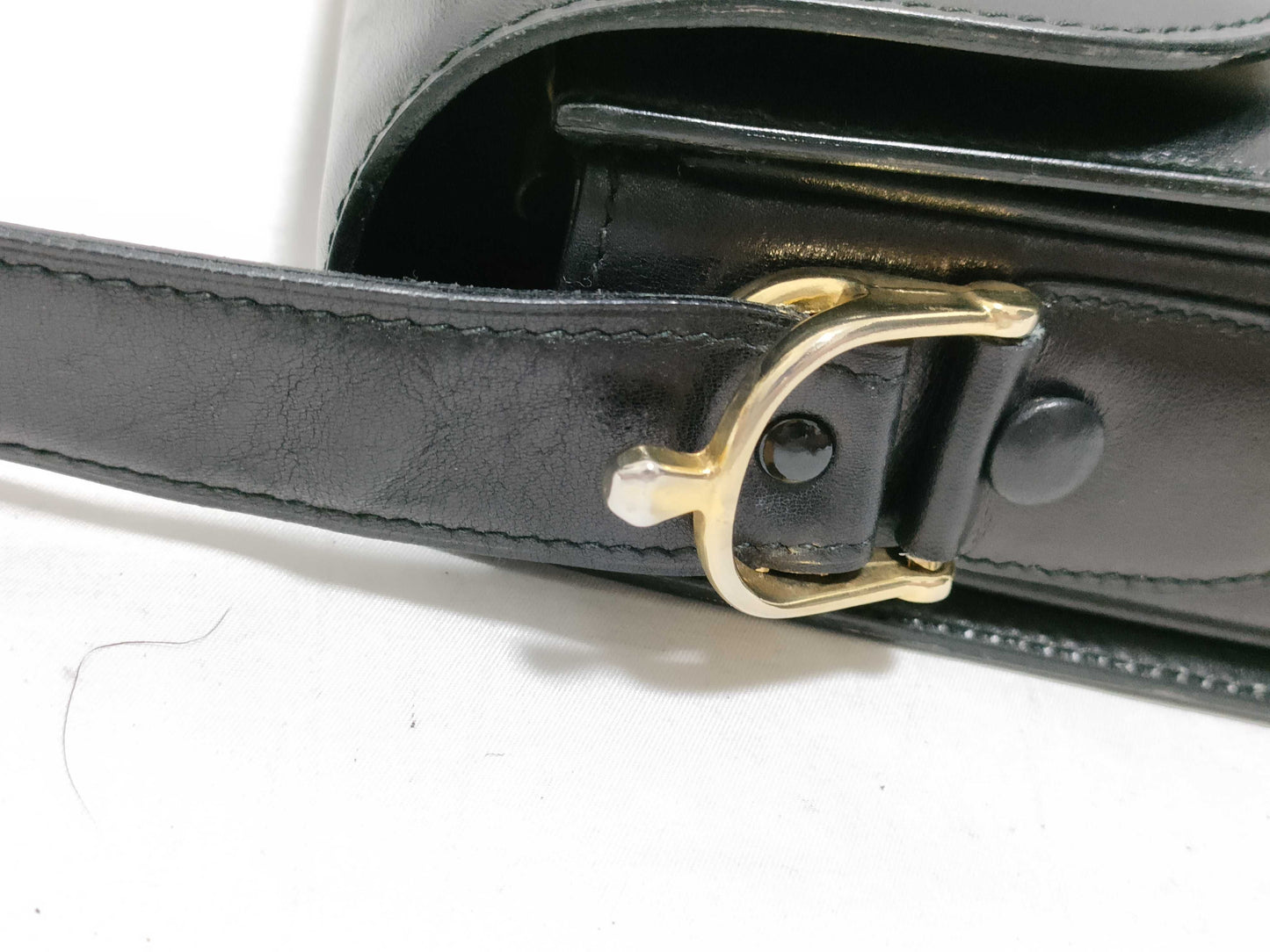 CELINE Triomphe Gold Hardware Shoulder Bag