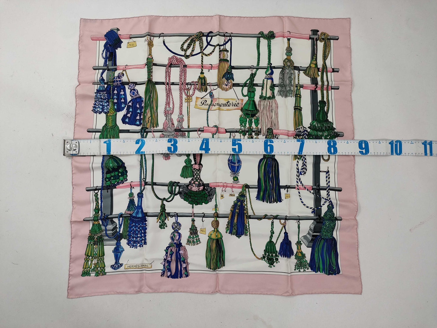 HERMES Carré 90 Passementrie Scarf