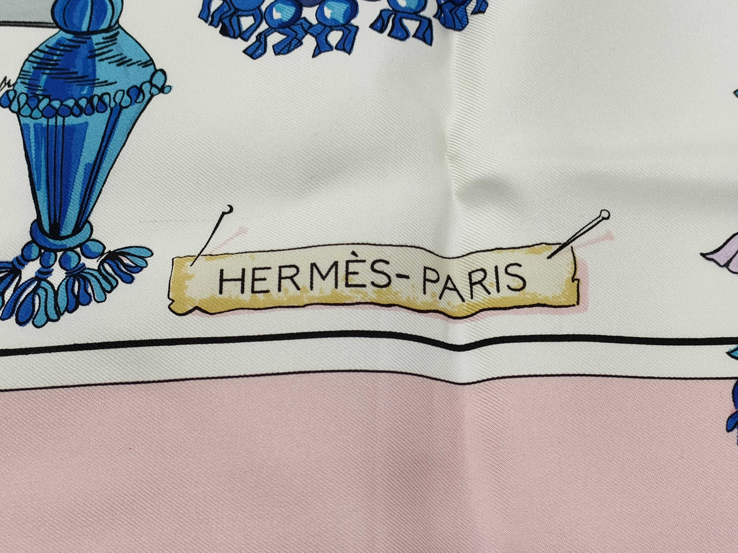 HERMES Carré 90 Passementrie Scarf