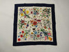 GUCCI Silk Scarf Floral Print Scarf