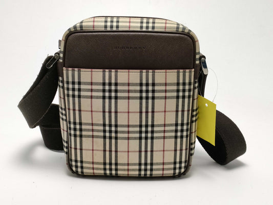 BURBERRY Nova Check Shoulder Bag