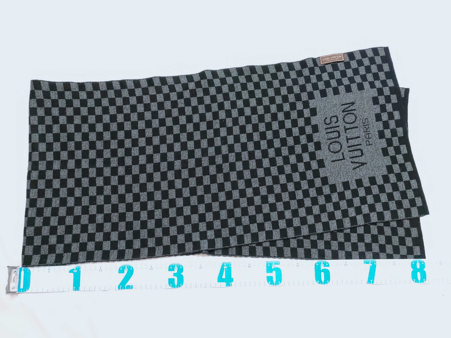 LOUIS VUITTON Damier Damier Pattern Scarf