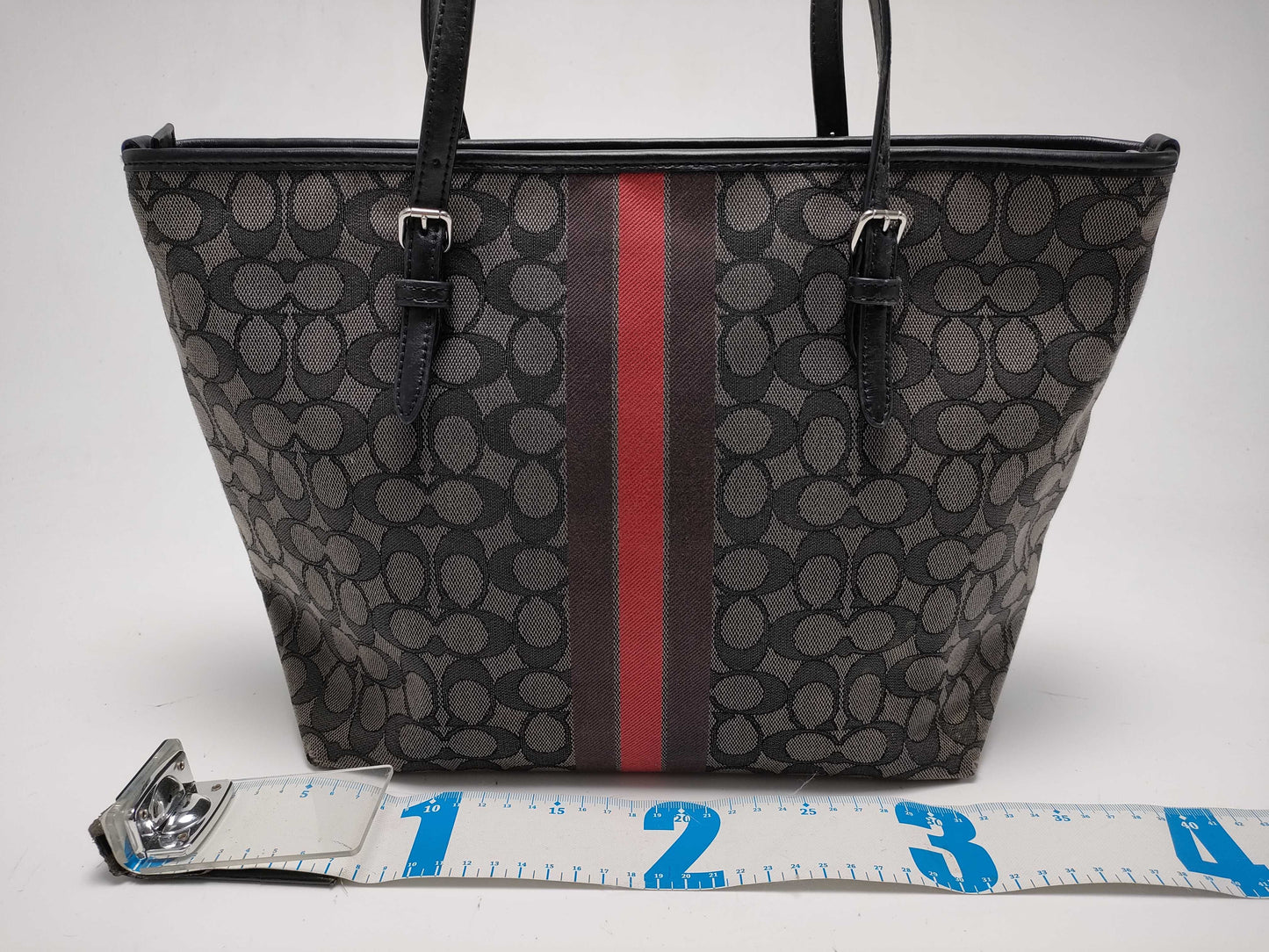 COACH Signature F39043 Tote Bag Boston Bag
