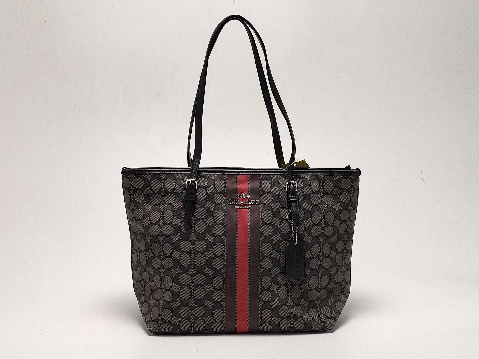 COACH Signature F39043 Tote Bag Boston Bag