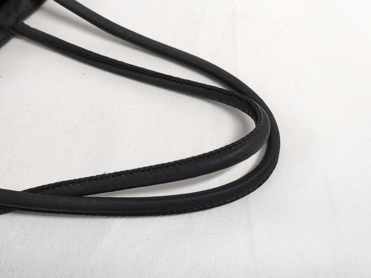 PRADA Nylon Hand Black Handbag