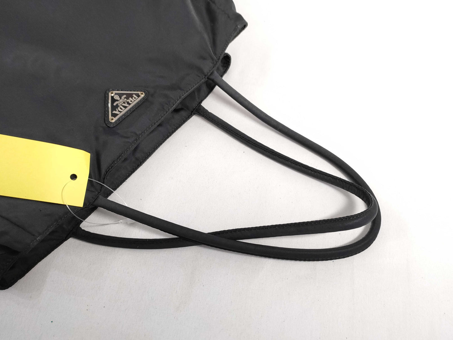 PRADA Nylon Hand Black Handbag
