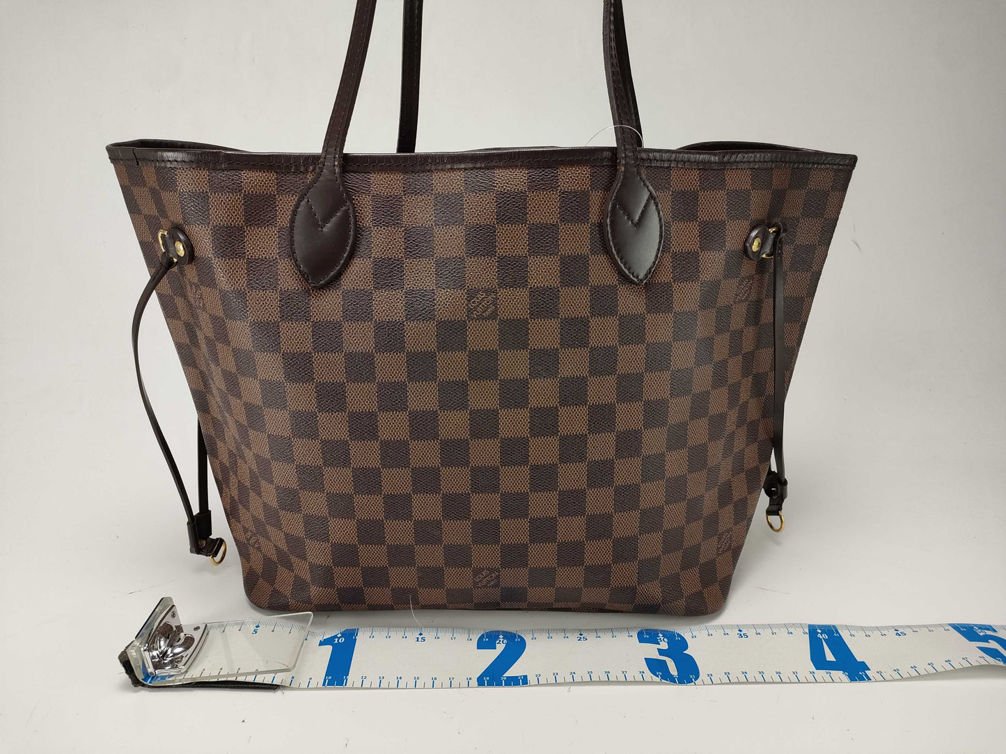 LOUIS VUITTON Damier N41358 Neverfull MM Tote Bag