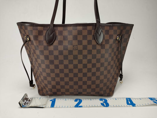 LOUIS VUITTON Damier N41358 Neverfull MM Tote Bag