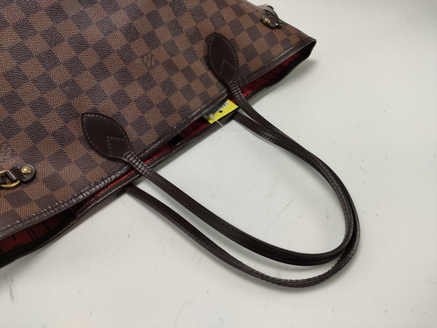 LOUIS VUITTON Damier N41358 Neverfull MM Tote Bag