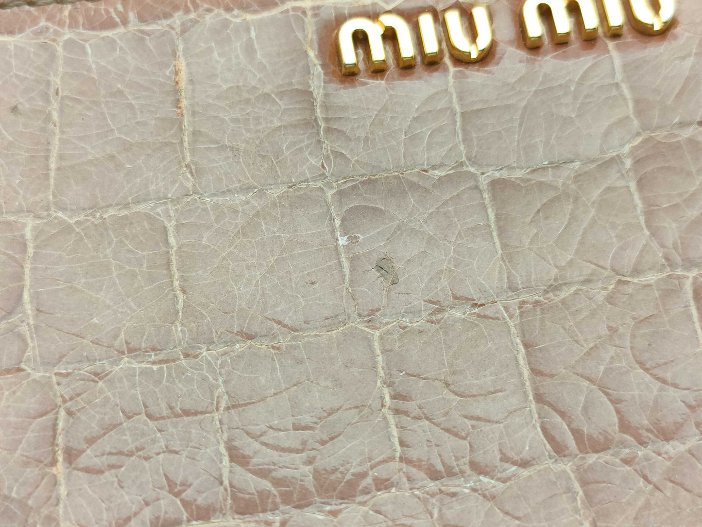 miu miu coin case/embossed coin case