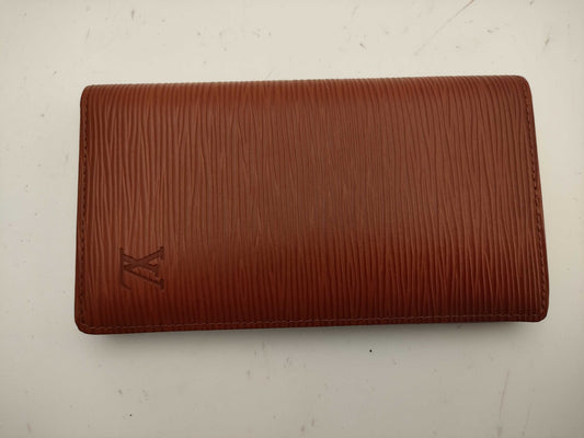 LOUIS VUITTON Epi Notebook Cover, Brown
