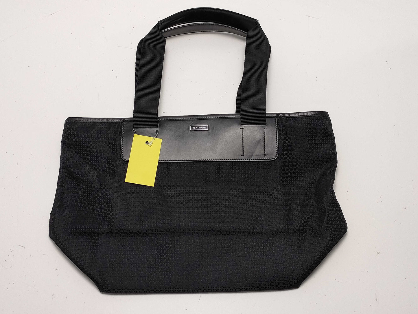 Salvatore Ferragamo Gancini Print Nylon Tote Bag