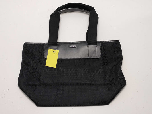 Salvatore Ferragamo Gancini Print Nylon Tote Bag
