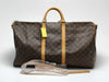 LOUIS VUITTON Monogram Keepall 60 Bandouliere Boston Bag