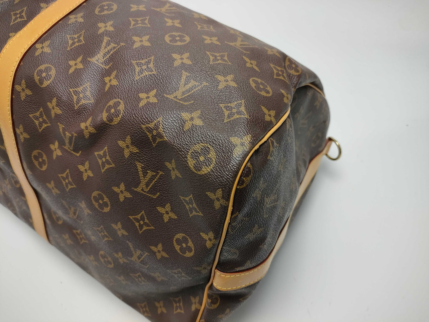 LOUIS VUITTON Monogram Keepall 60 Bandouliere Boston Bag