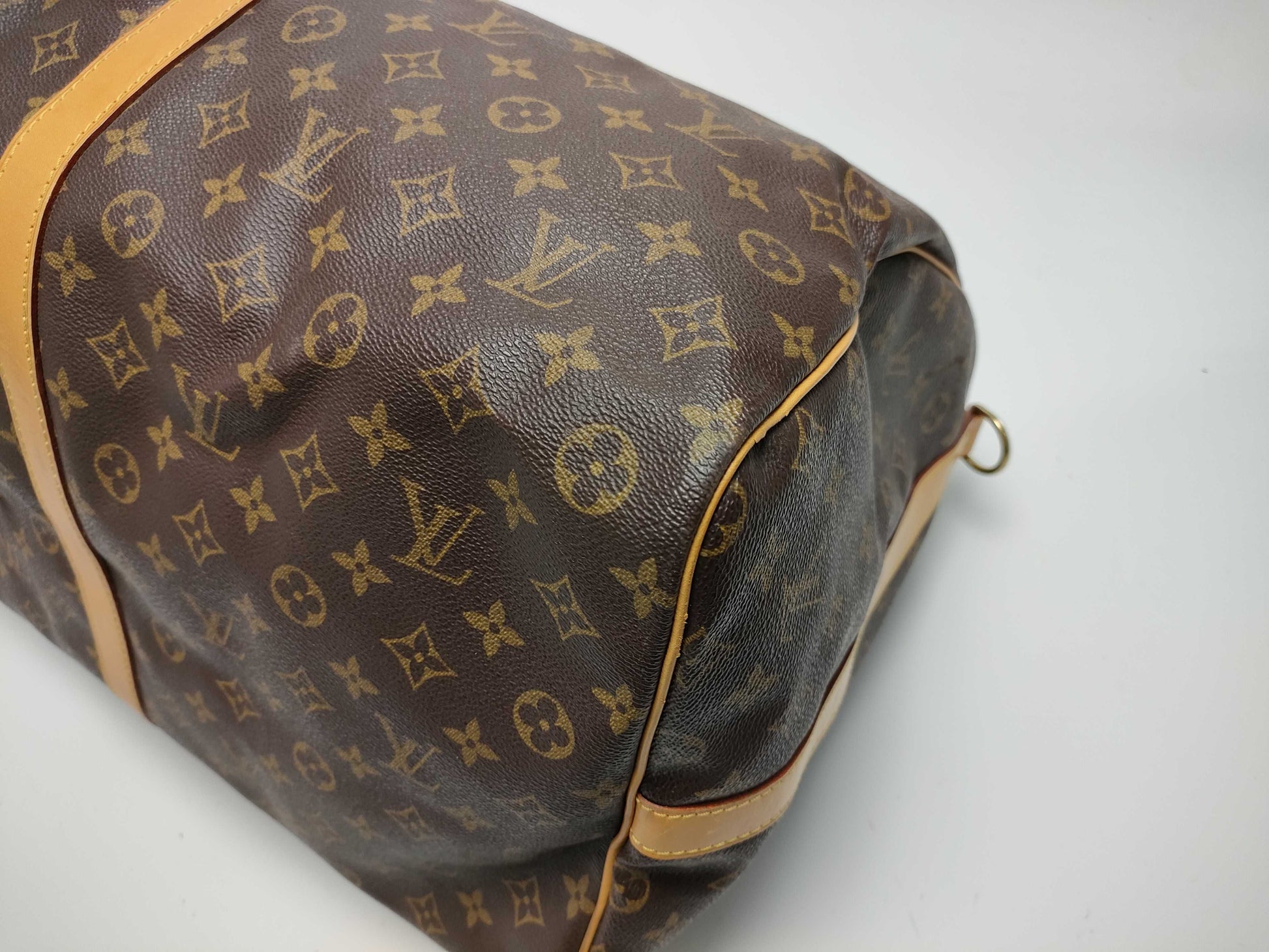 LOUIS VUITTON Monogram Keepall 60 Bandouliere Boston Bag