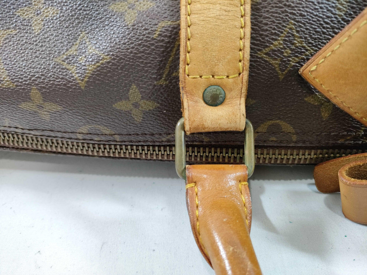 LOUIS VUITTON Monogram M41424 Keepall 55 Boston Bag