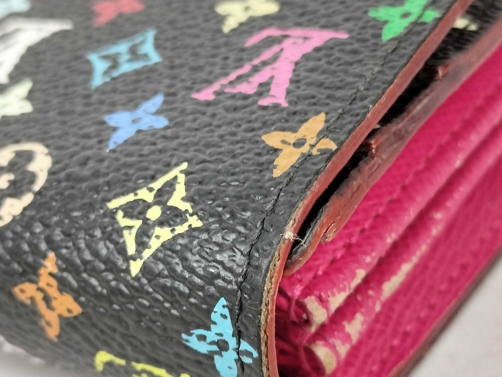 LOUIS VUITTON Monogram Multicolore Portefeuille Sarah Initial Wallet