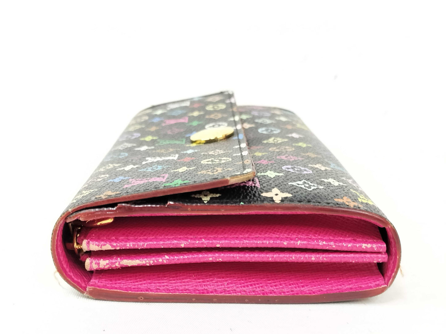 LOUIS VUITTON Monogram Multicolore Portefeuille Sarah Initial Wallet