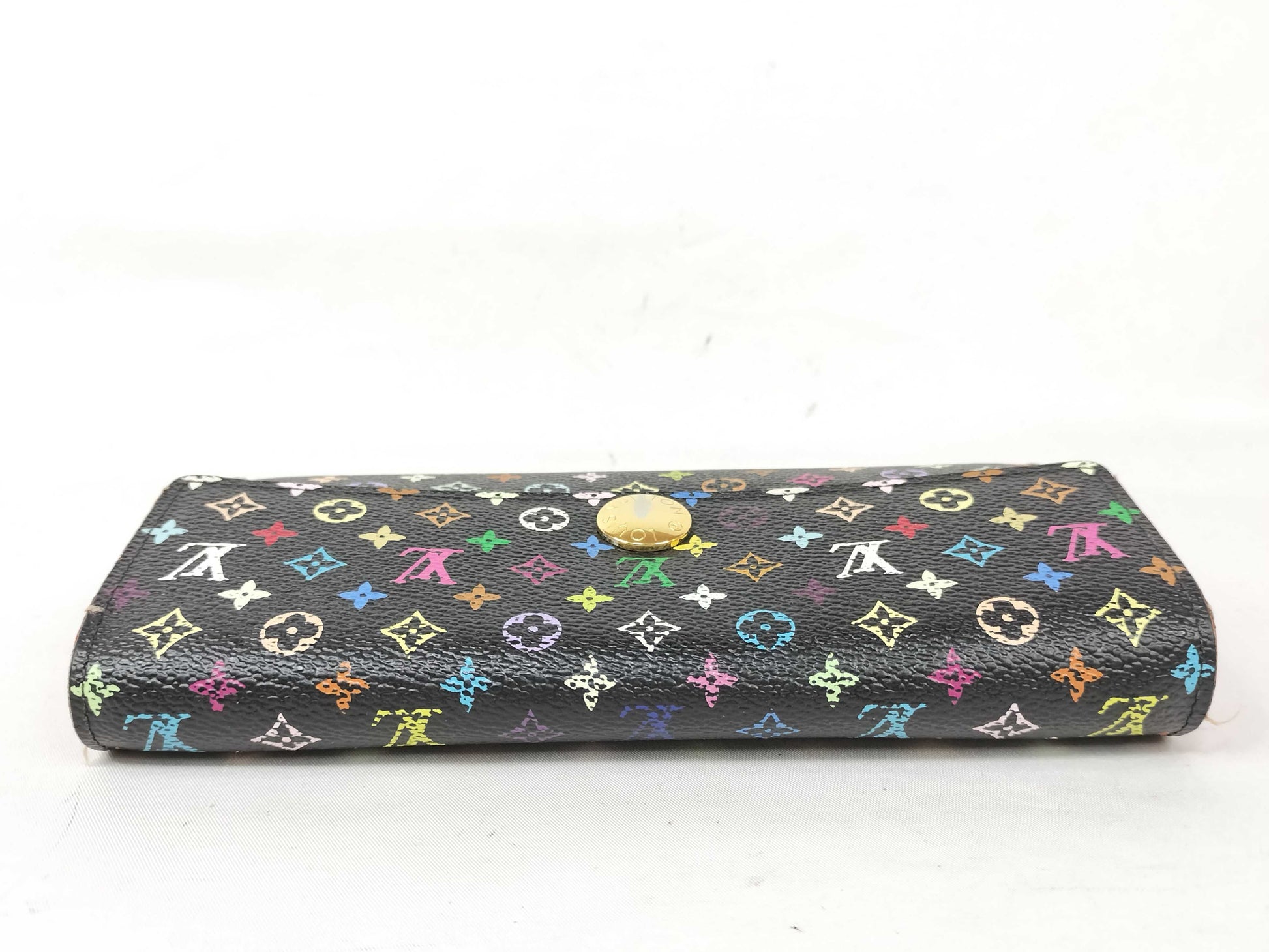 LOUIS VUITTON Monogram Multicolore Portefeuille Sarah Initial Wallet