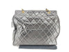 CHANEL Lambskin Chain Tote Bag, Black, Ball Charm, No. 3