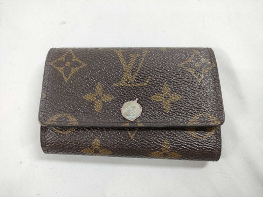 LOUIS VUITTON Monogram M62630 Multicle 6 CT3157 with Initials Key Case/Key Holder