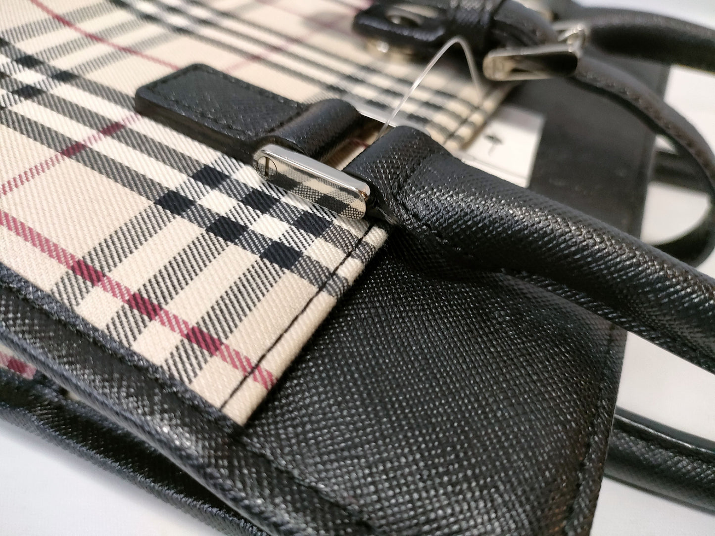 BURBERRY Check Handbag