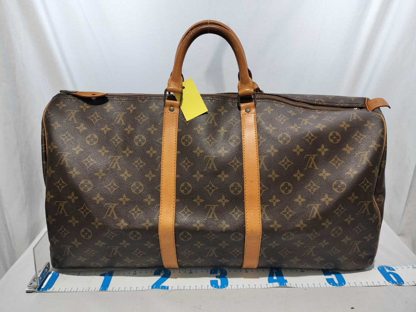 LOUIS VUITTON Monogram M41424 Keepall 55 Boston Bag