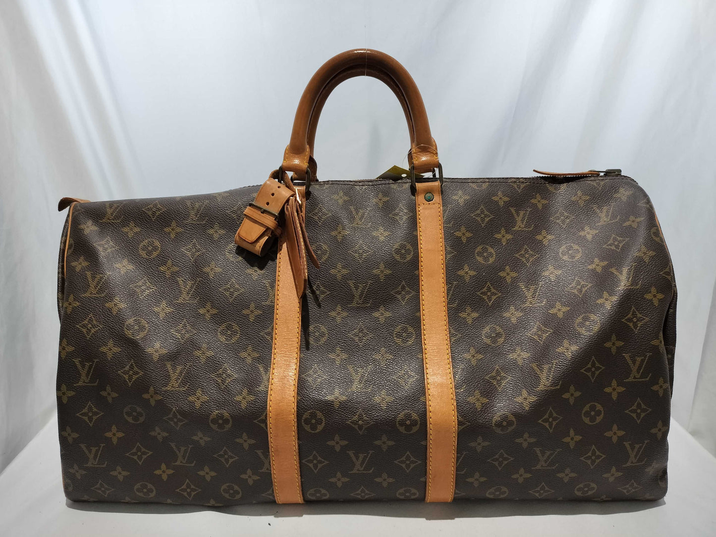 LOUIS VUITTON Monogram M41424 Keepall 55 Boston Bag