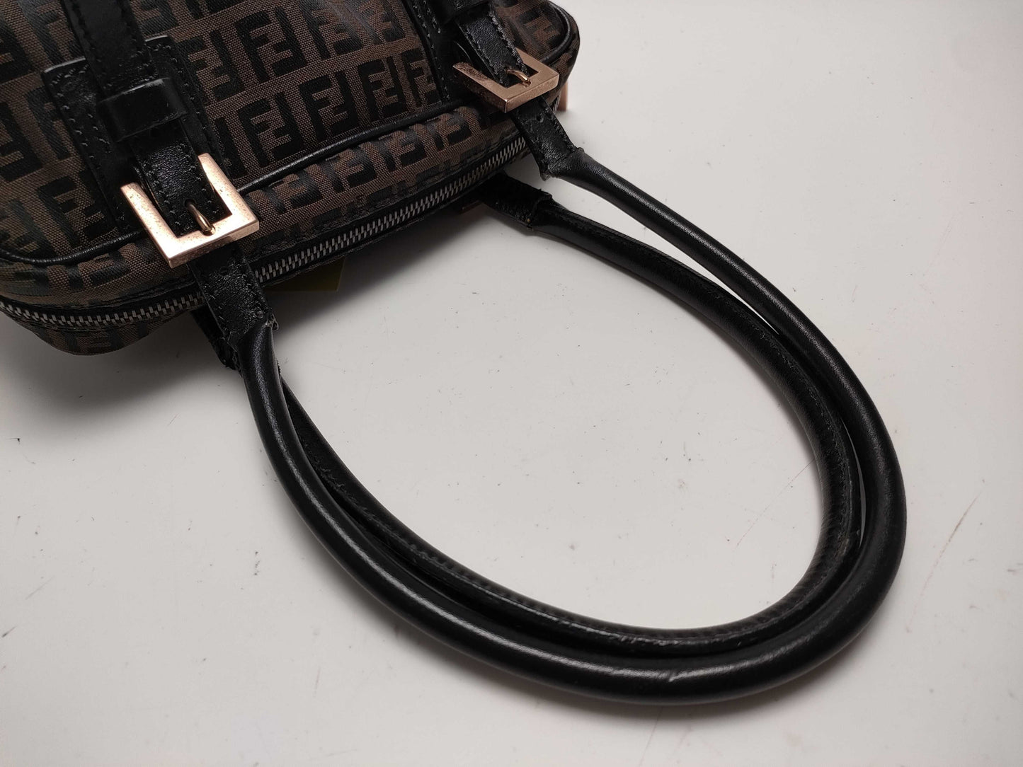 FENDI Mini Boston Handbag