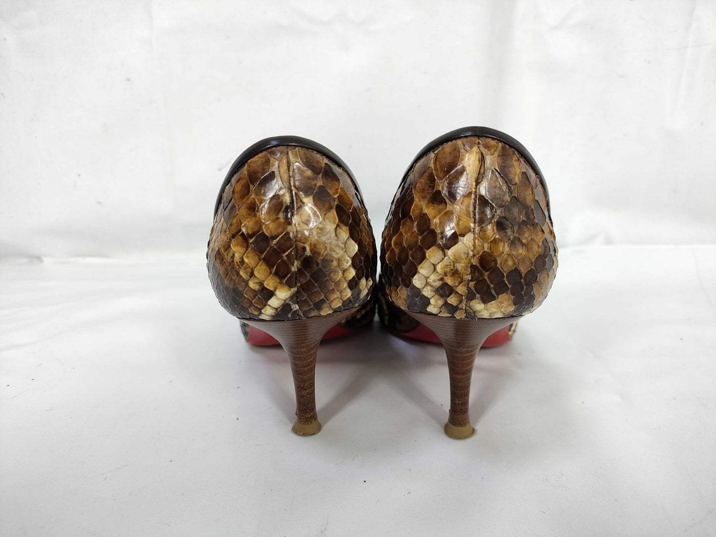 Christian Louboutin Ribbon Python Pumps Size 36